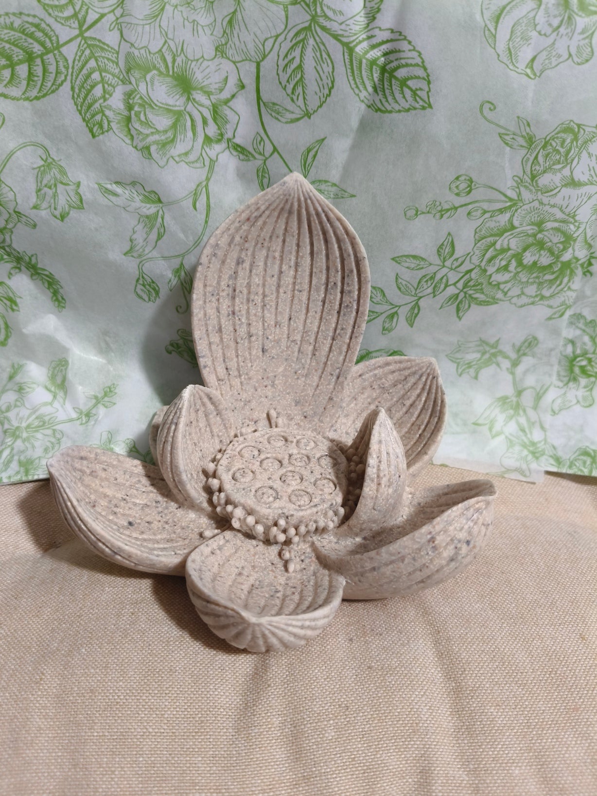 Porta velas Flor de loto 01192