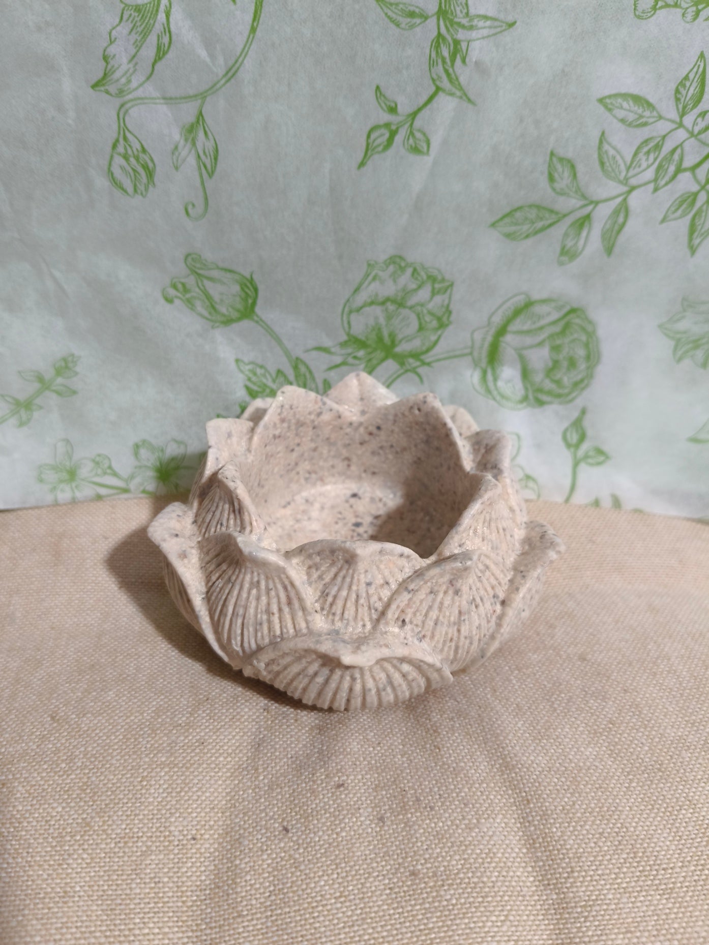 Porta velas Flor de loto 01194