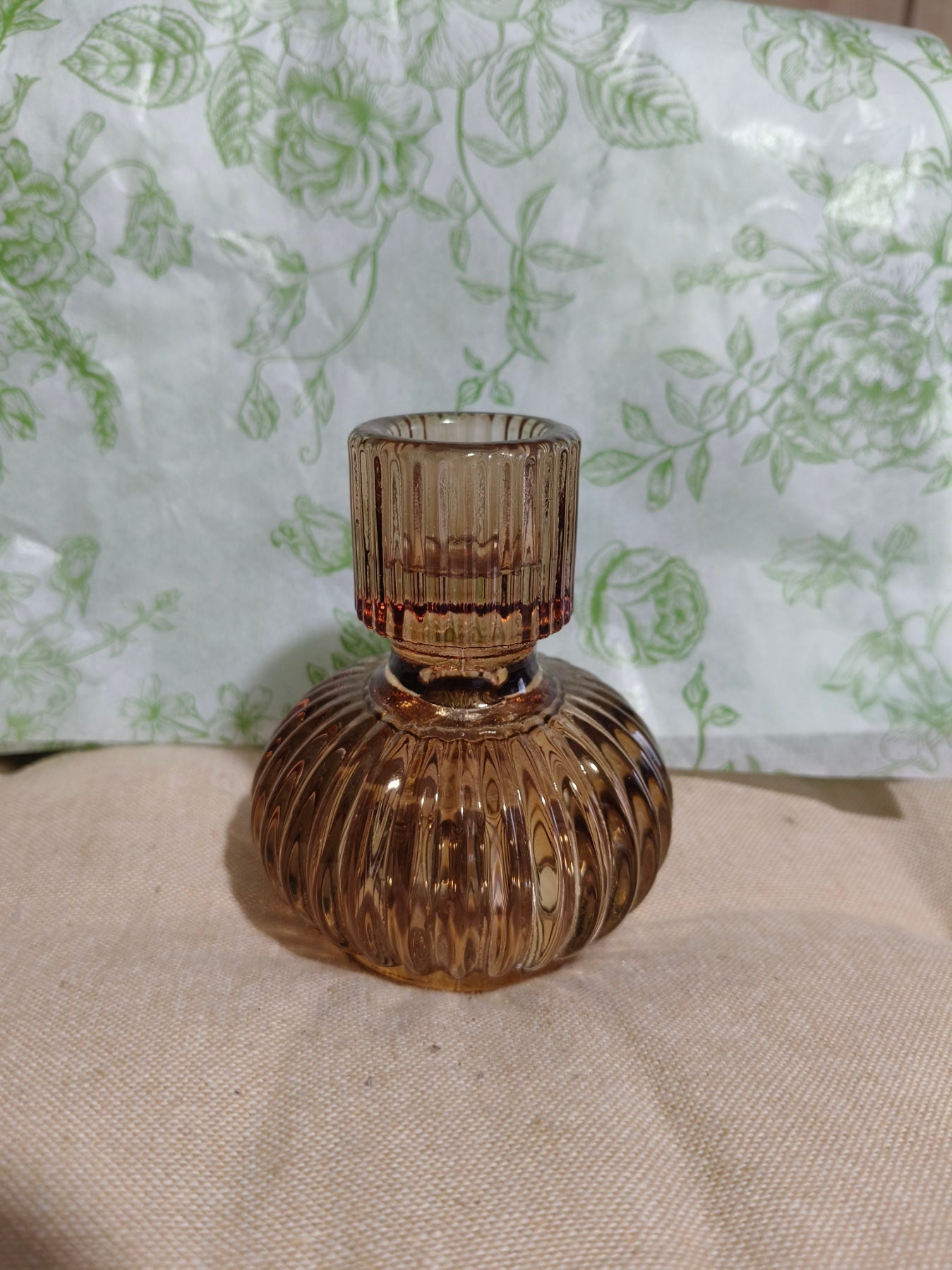 Porta velas cristal 01197