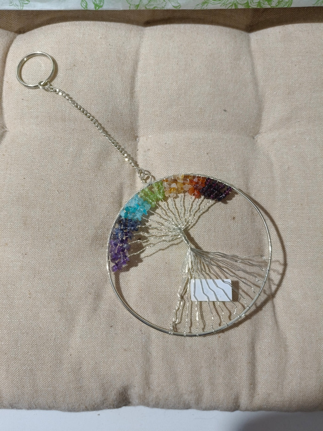 Colgador árbol de la vida con minerles 01251