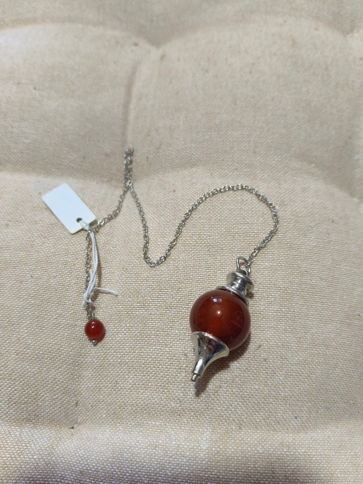 Péndulo de Jaspe rojo 01309