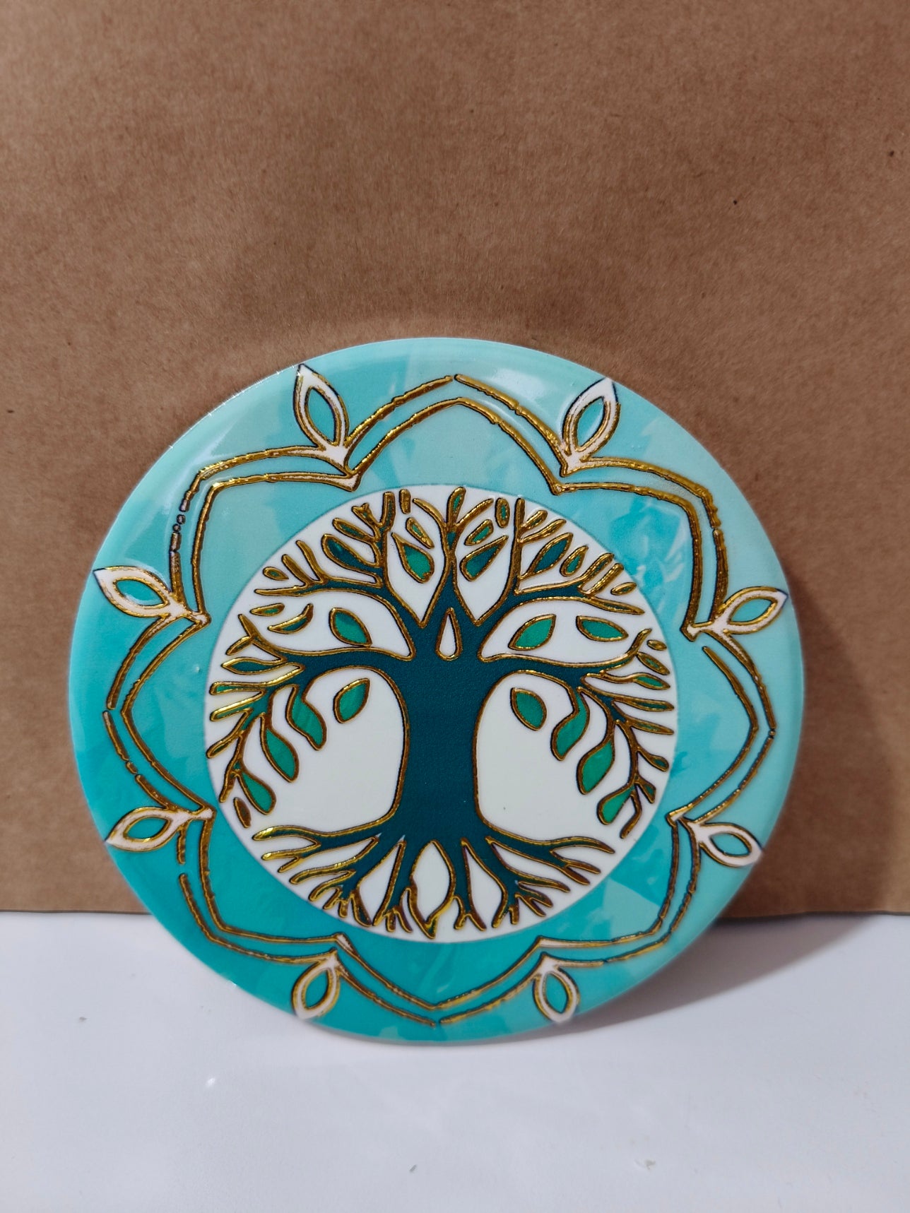 Posavasos cerámica Árbol de la vida