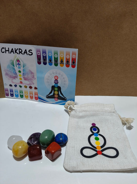 Bolsa de minerales Chakras