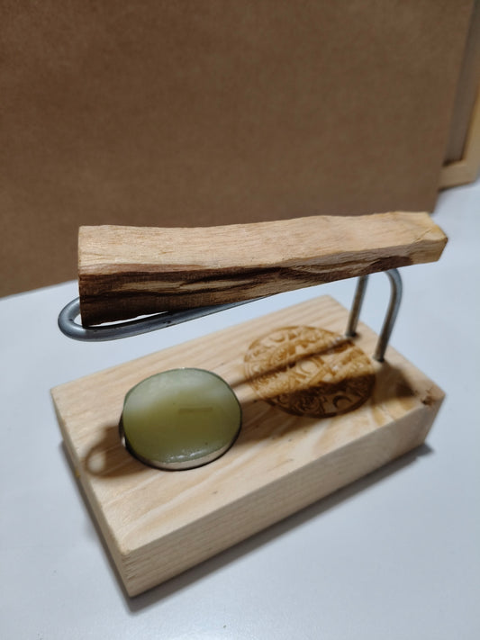 Quemador para palo santo y atadillos y vela