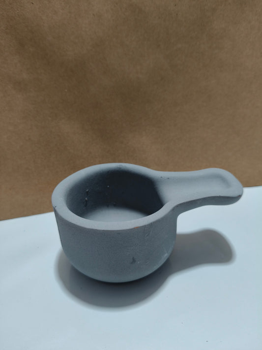 Caldero sahumador gris