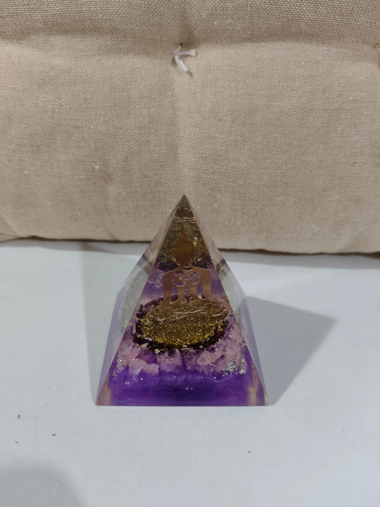Pirámide de Cuarzo rosa