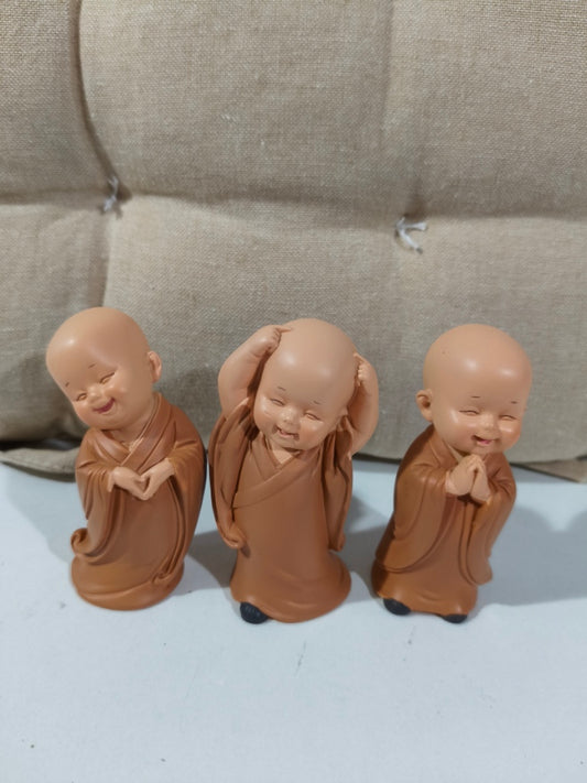 Buda niños trio Marrón