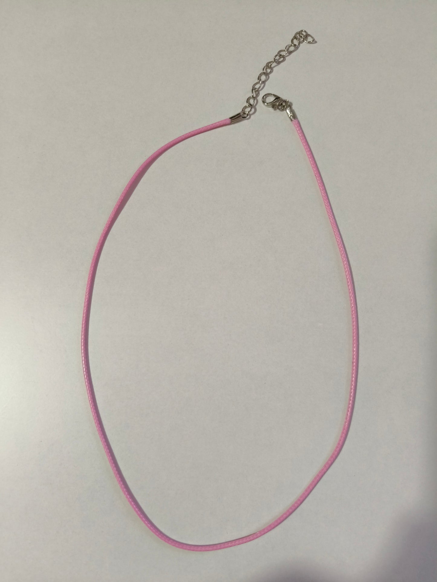 Collar de cuerda Rosa