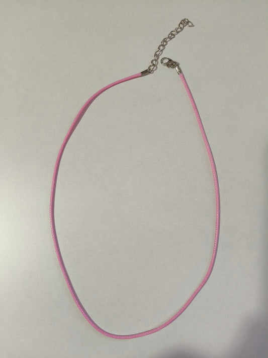 Collar de cuerda Rosa