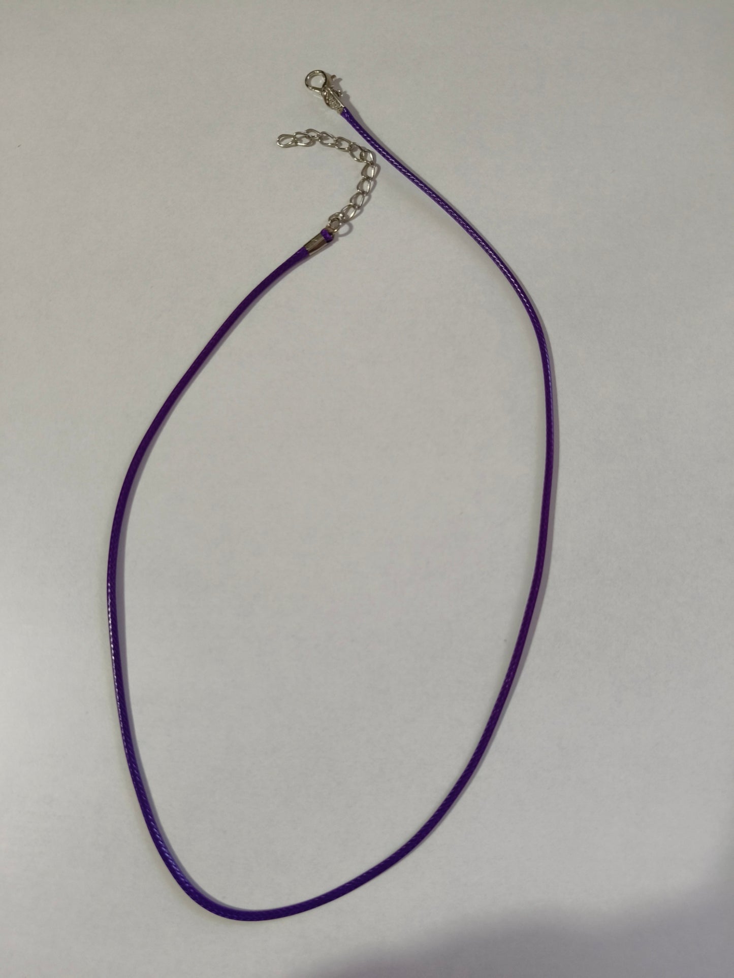 Collar de cuerda negro
