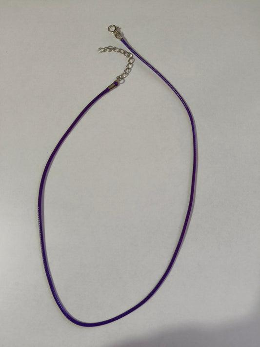 Collar de cuerda negro