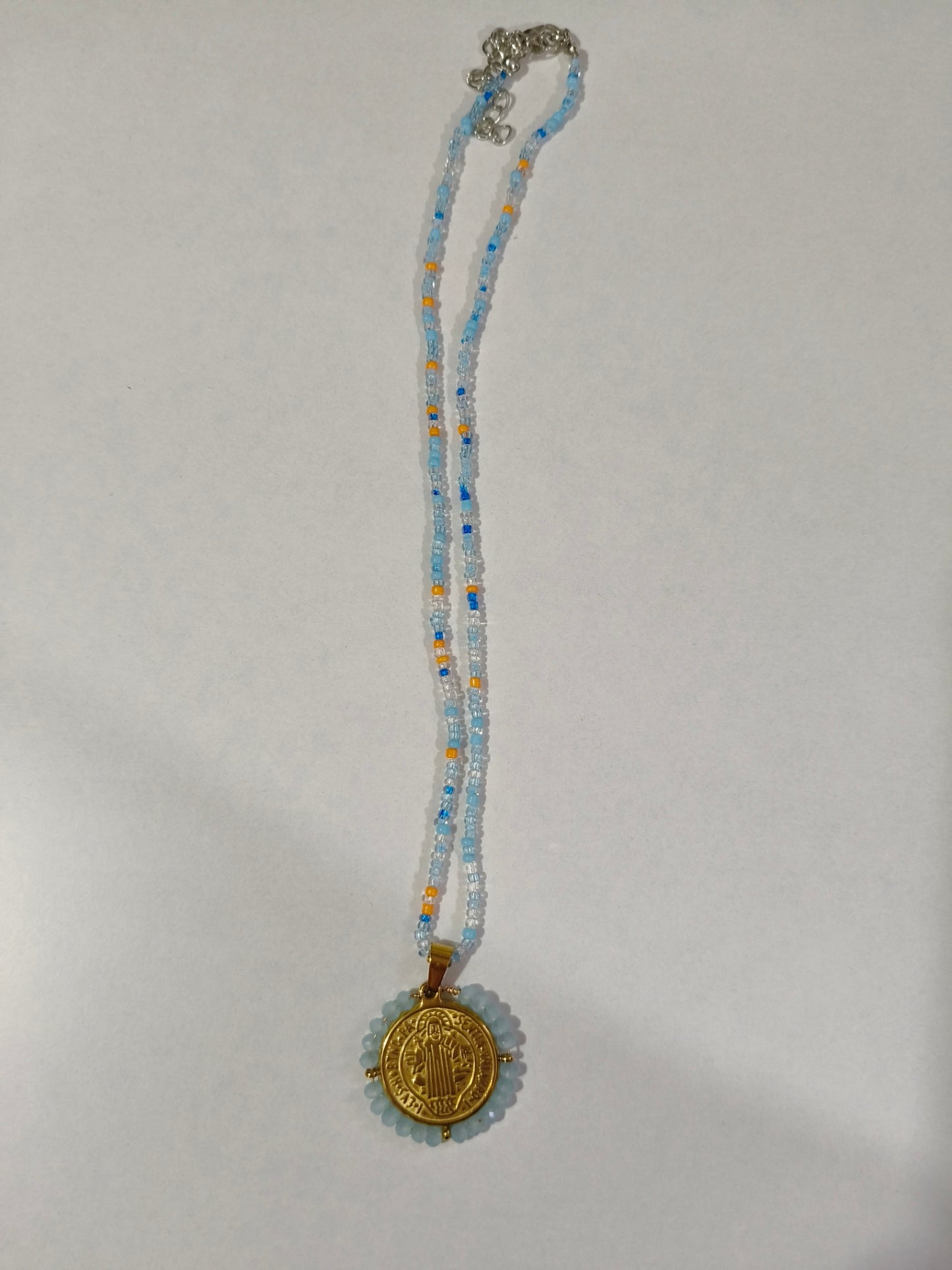 Colgante San Benito azul