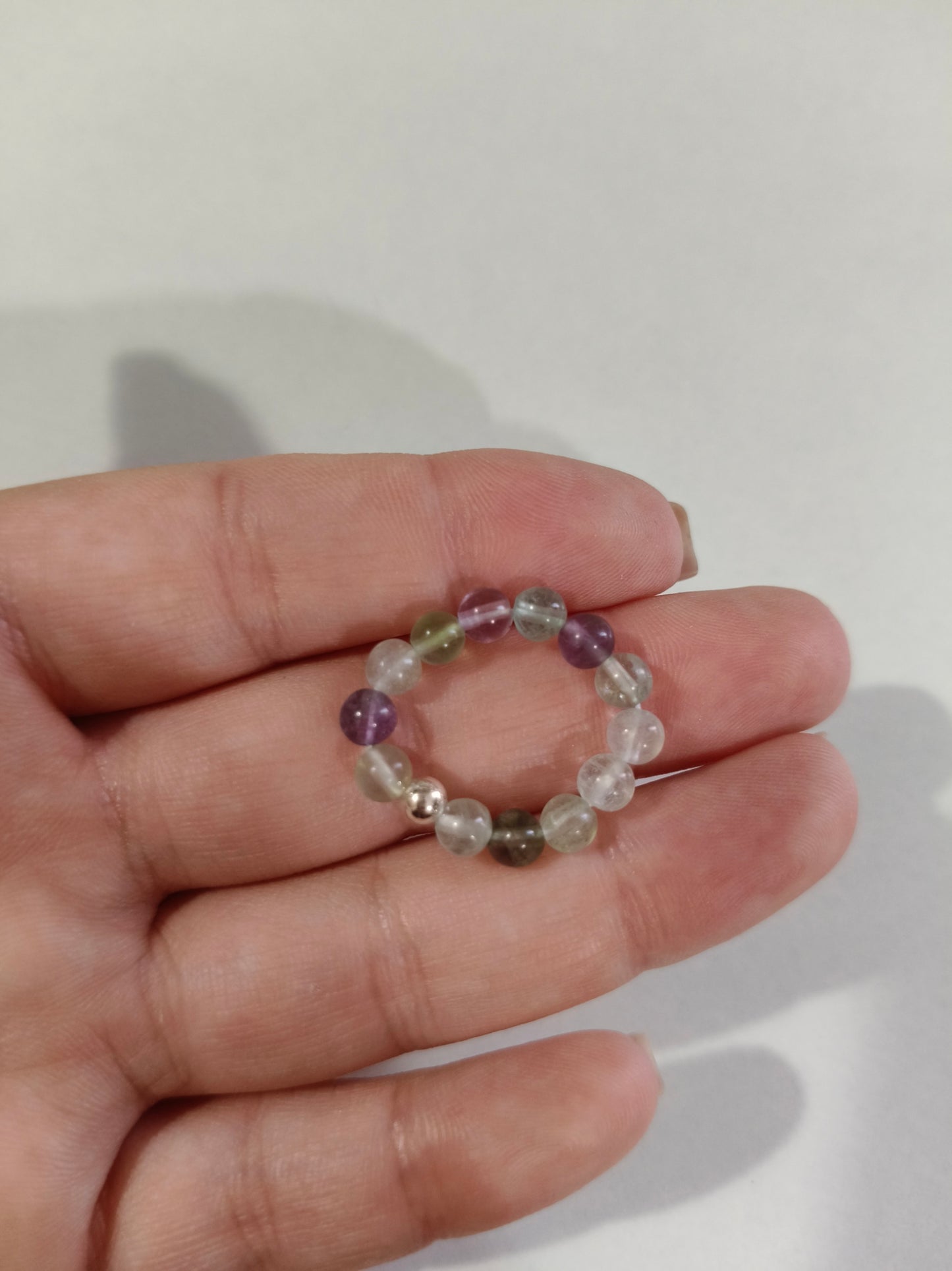 Anillo de Fluorita elástico