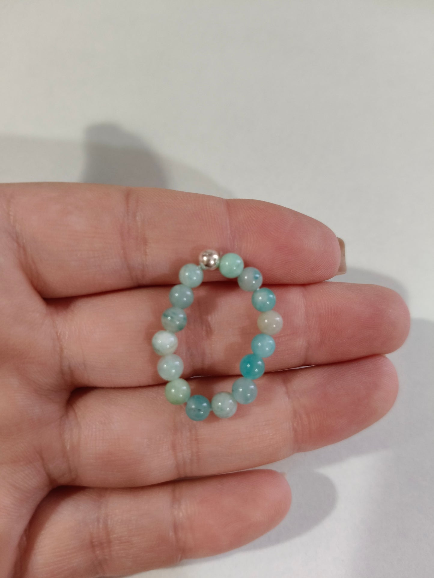 Anillo de Amazonita elástico