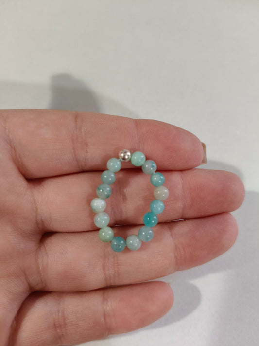 Anillo de Amazonita elástico
