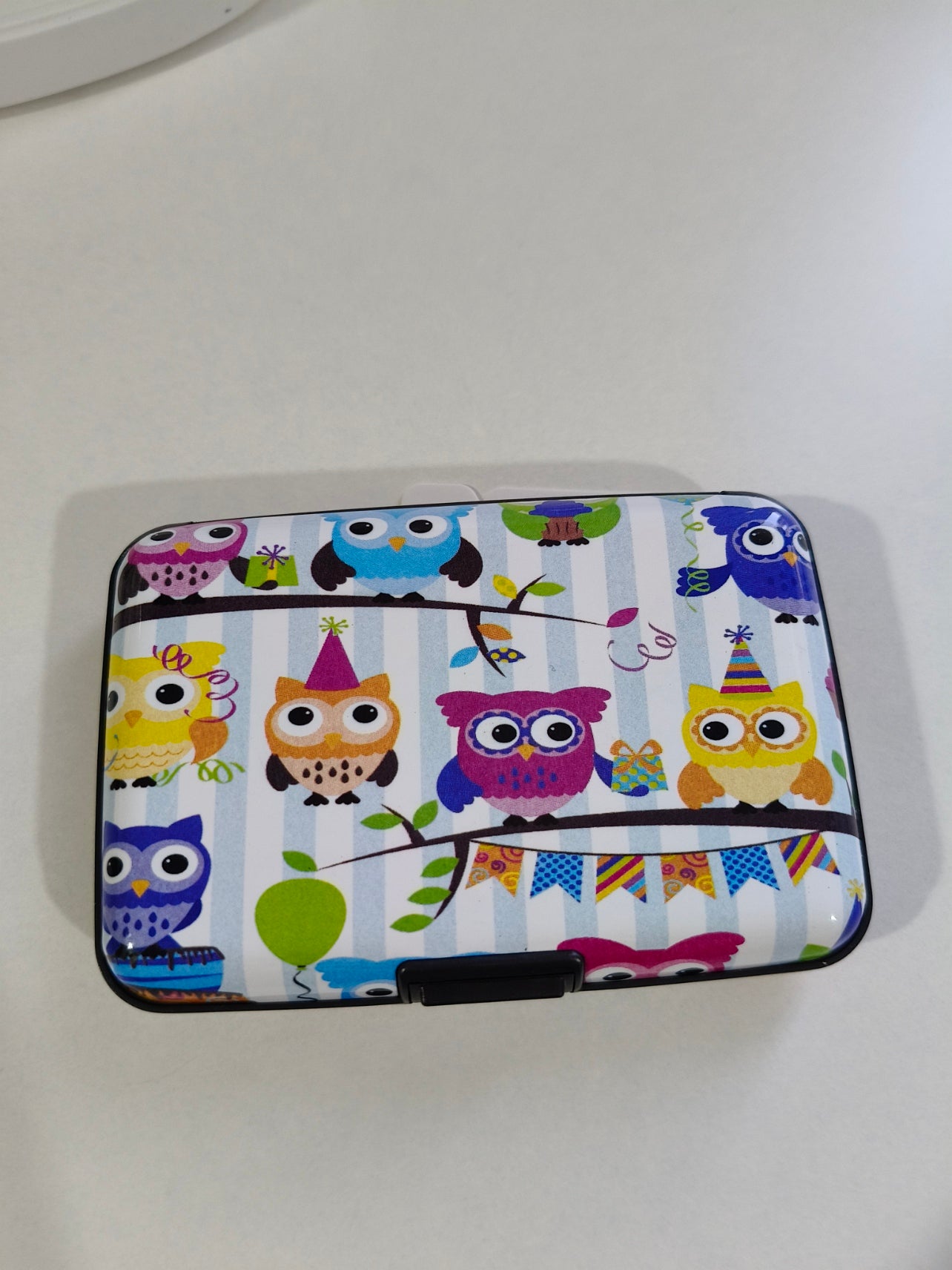 Porta tarjetas buho