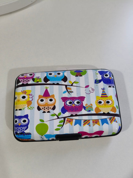 Porta tarjetas buho