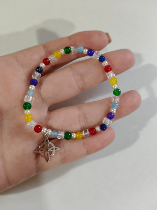 Pulsera de Nudo de Brujas de colores