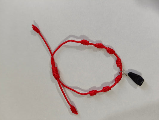 Pulsera de los 7 nudos con el puño de figa