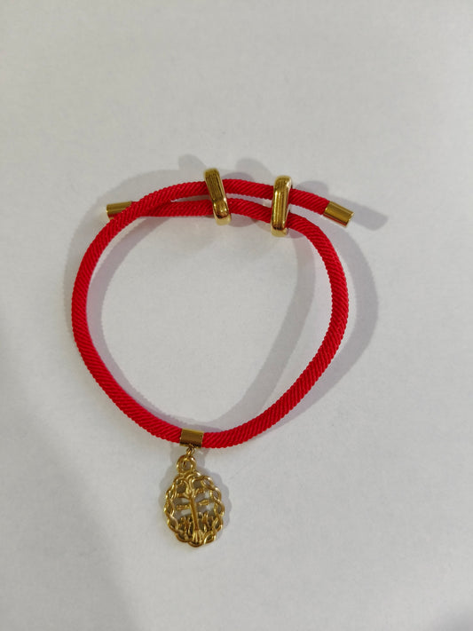 Pulsera Cruz de Cravaca dorada