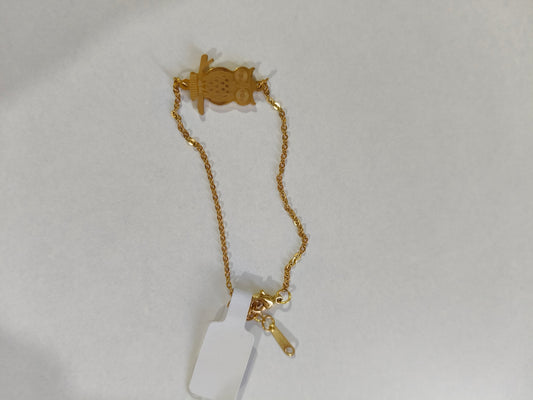 Pulsera Búho dorado