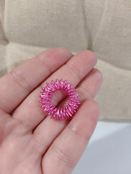 Anillo de acupresión Rosa Oscuro