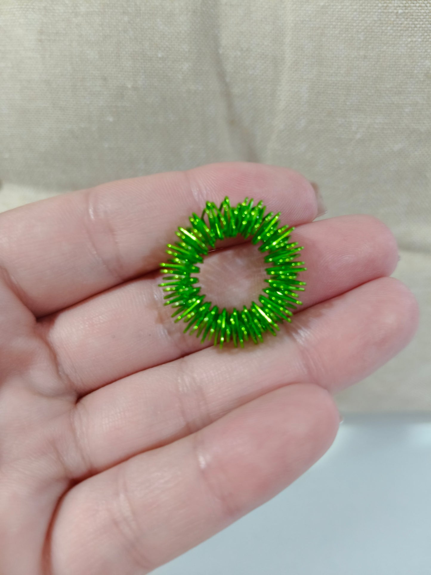 Anillo de acupresión Verde claro
