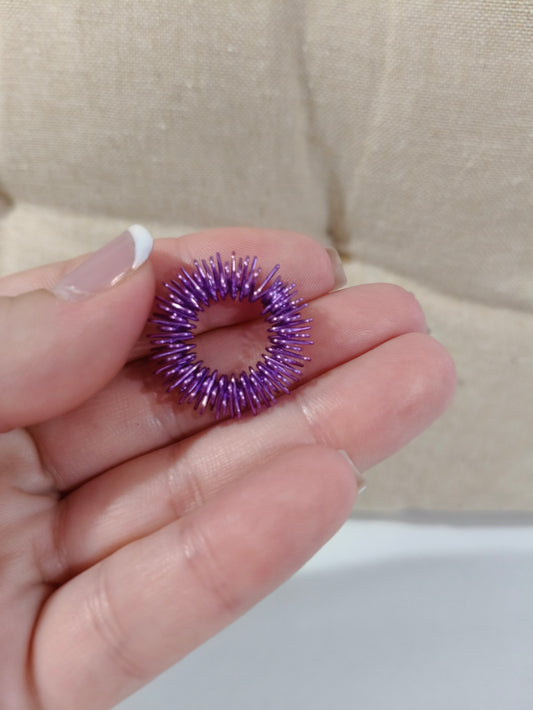 Anillo de acupresión Morado