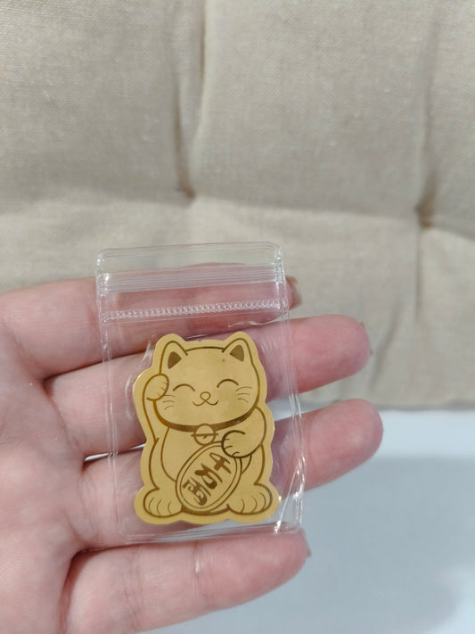 Estampa del gato chino