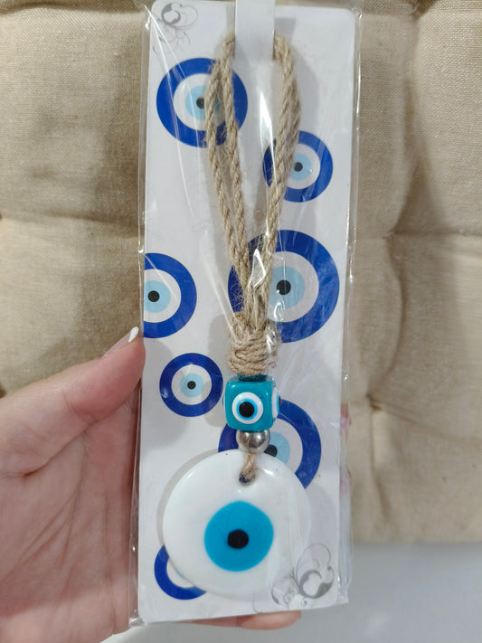 Colgador Ojo turco blanco