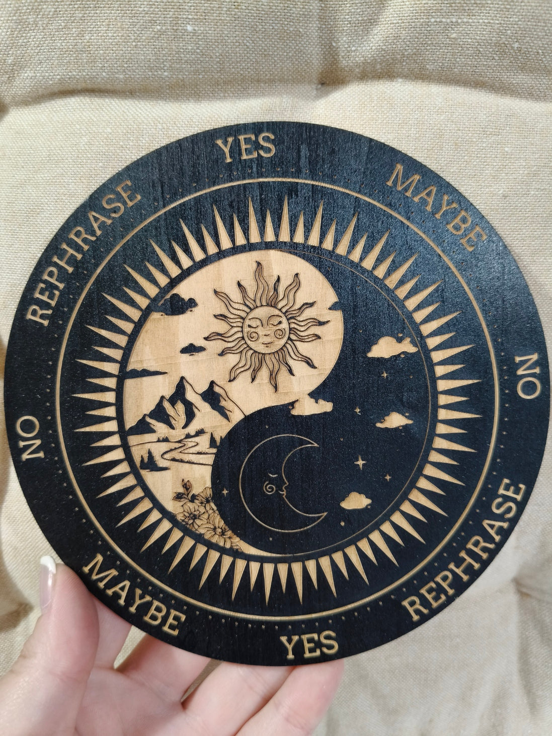 Tabla para Péndulo Luna oscura