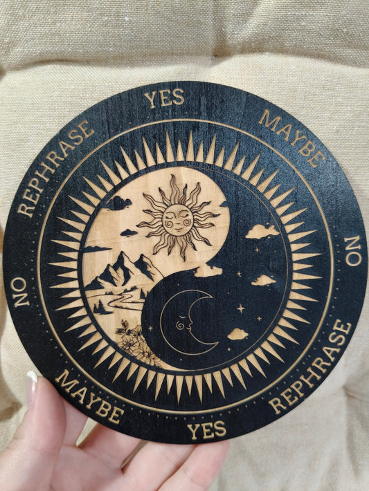 Tabla para Péndulo Luna oscura