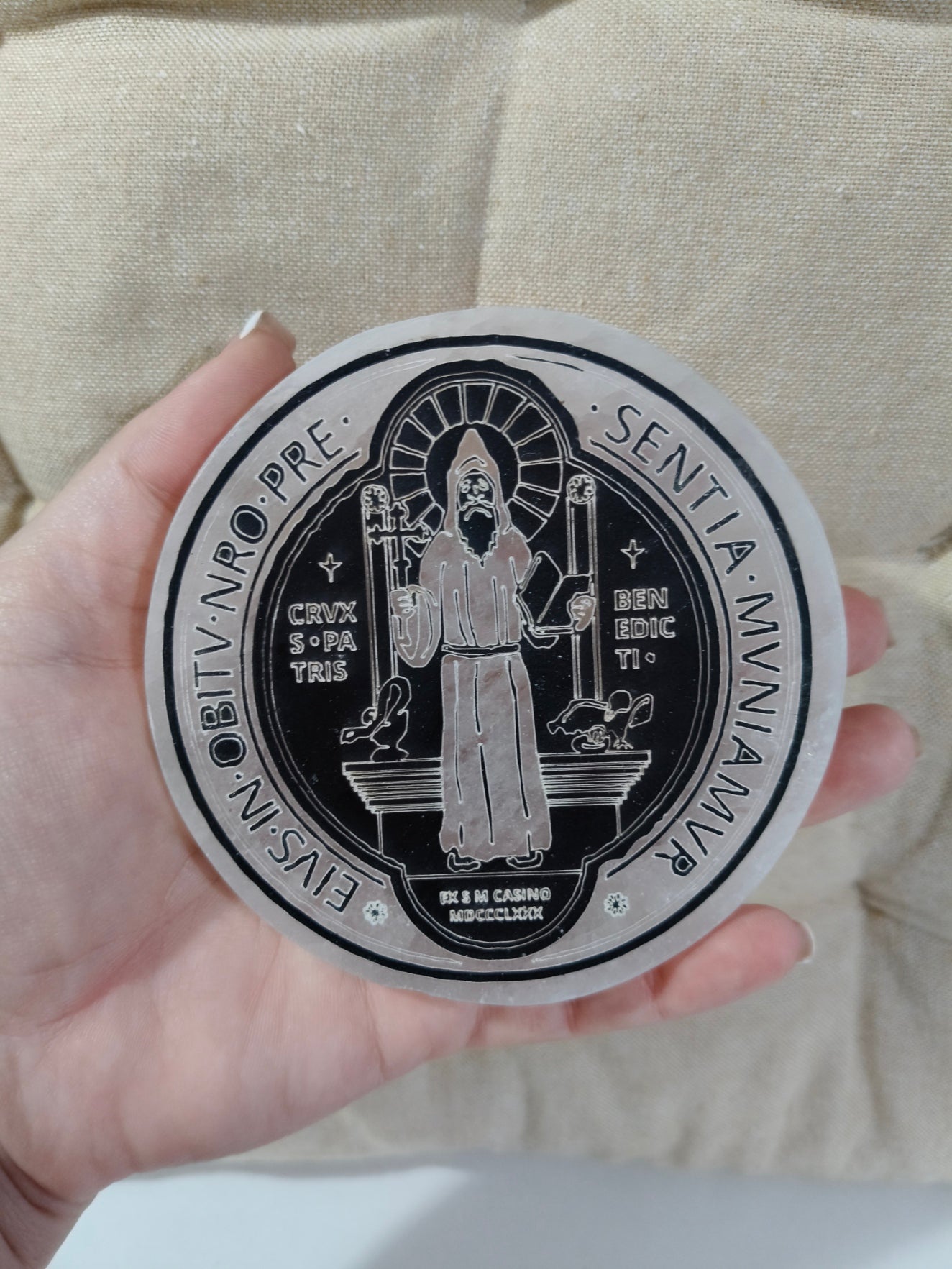 Placa de Selenita de San Benito