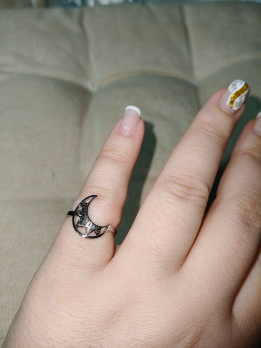 Anillo luna Mándala