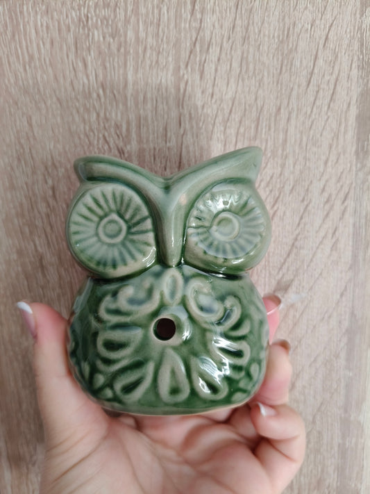 Quemador Búho verde