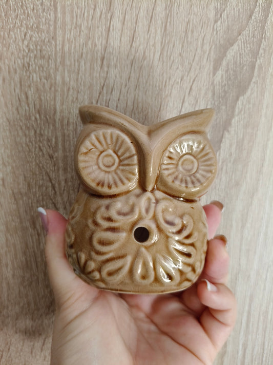 Quemador Búho color café 00434