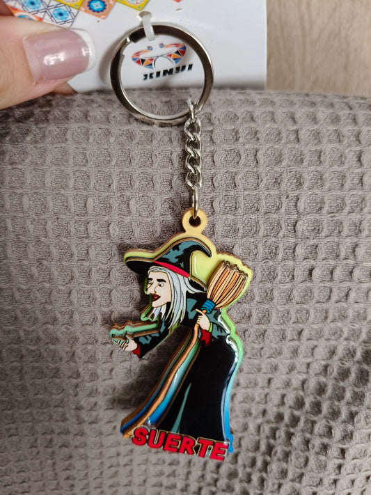 Llavero de la Suerta Brujita