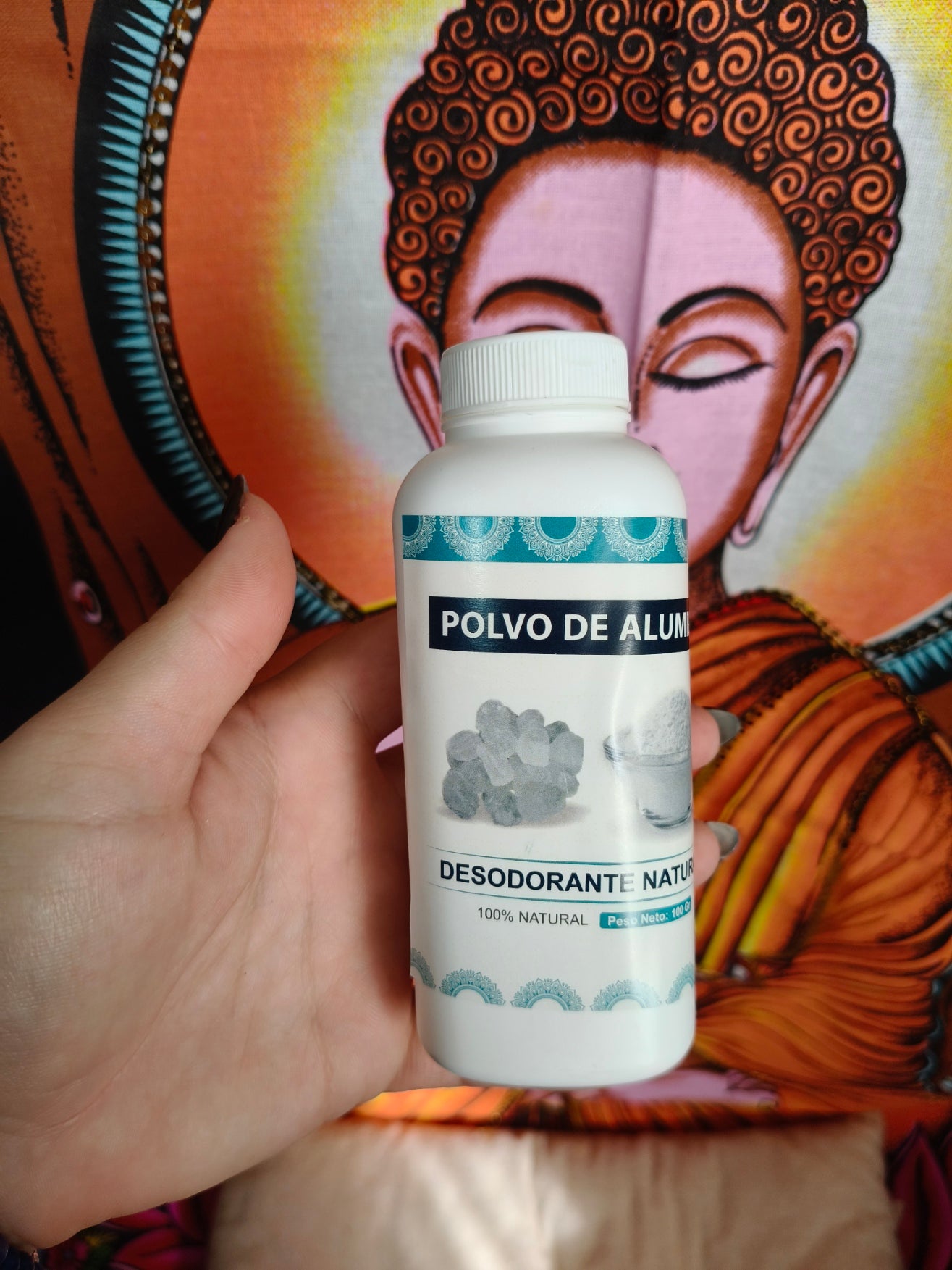 Desodorante de pies natural de alumbre 01132