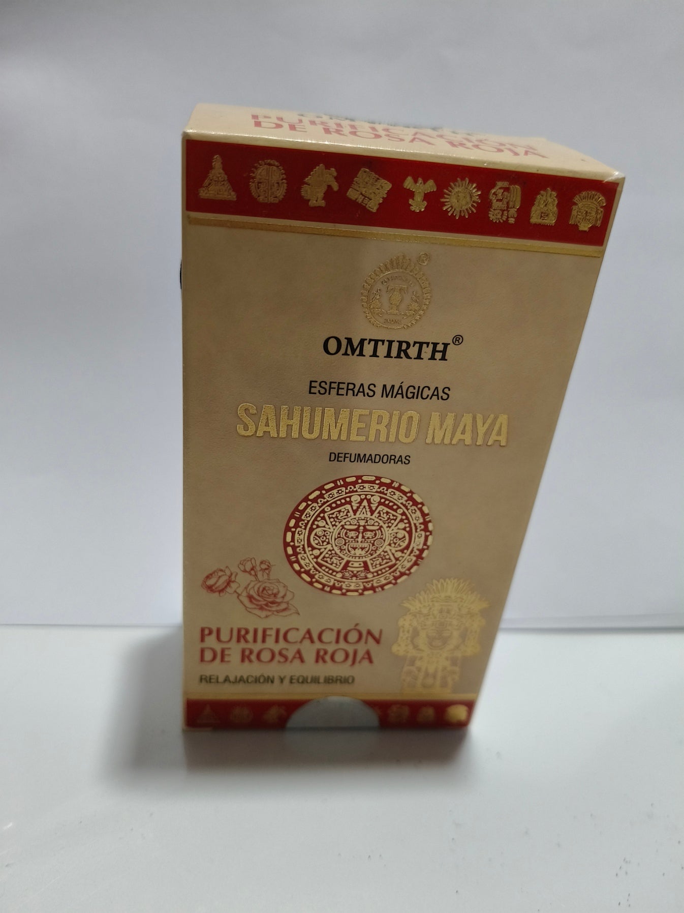 Bomba de defumación de Rosa roja 01066