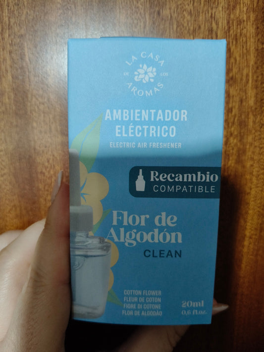 Ambientador eléctrico Flor de Algodón 01075