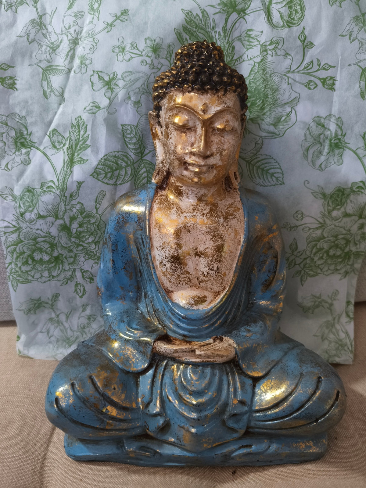 Buda azul grande 01112