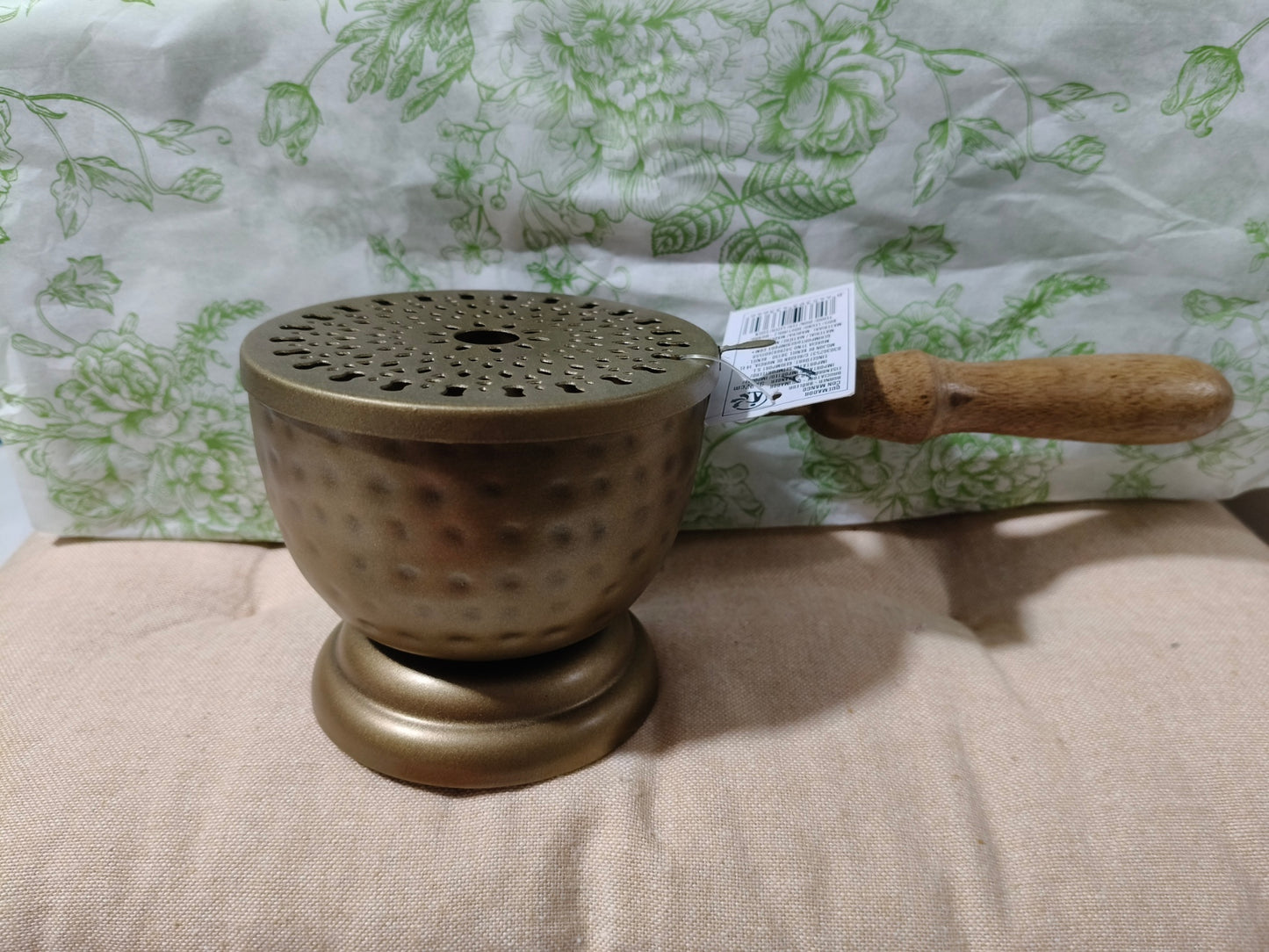 Sahumador dorado 01160