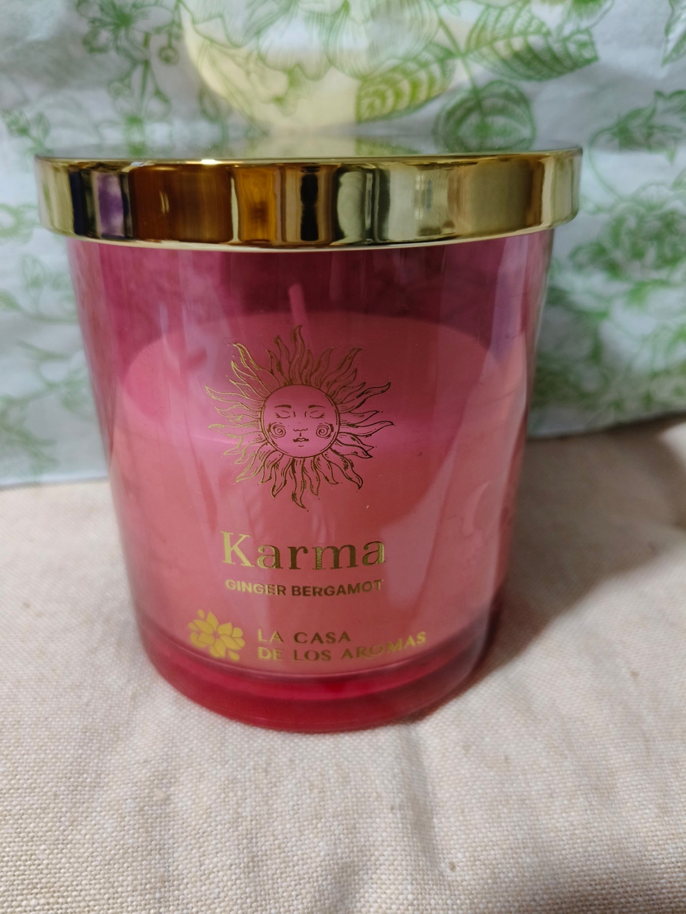 Vela de Gengibre y Bergamota 01165