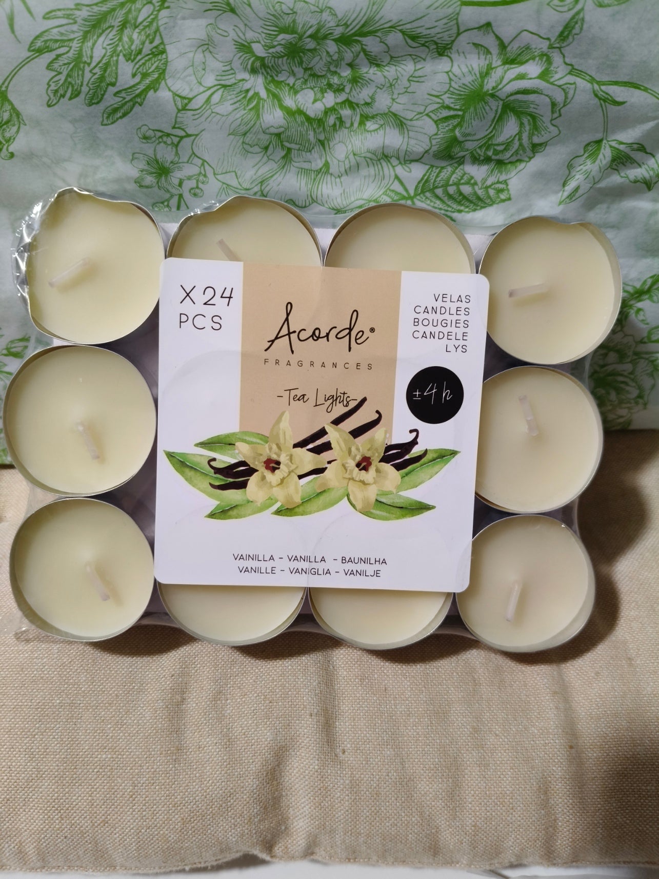 Pack velas de Vainilla 01169