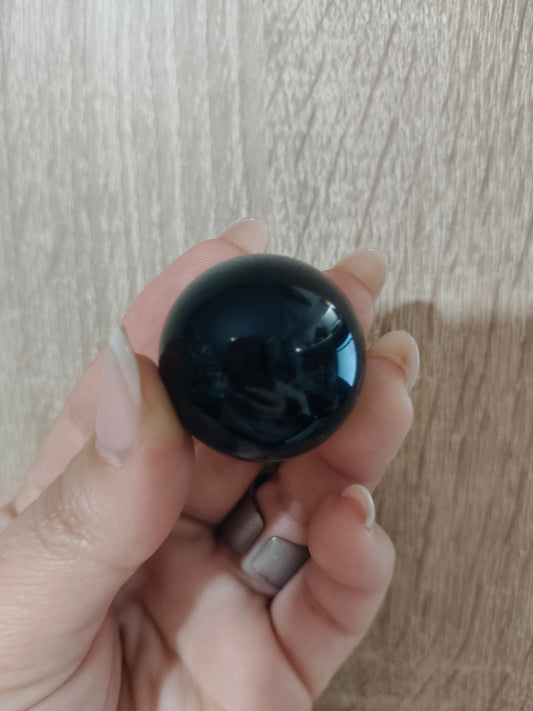 Esfera de Obsidiana negra 01170