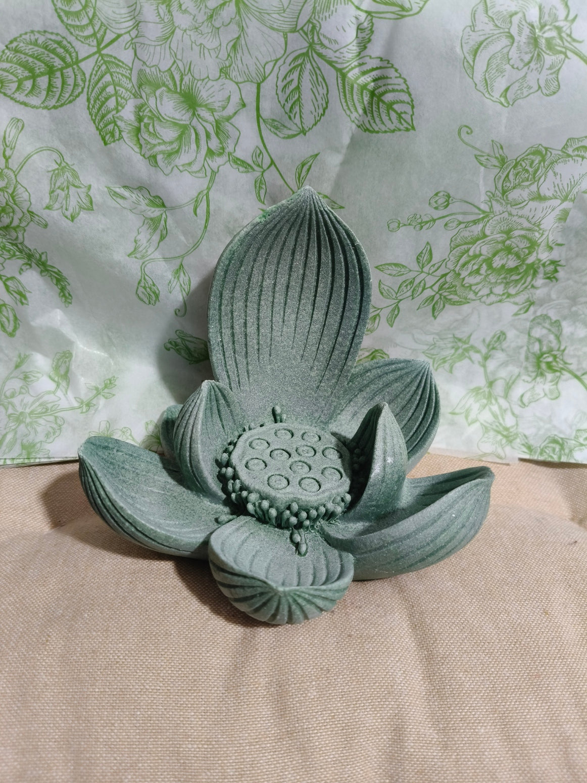 Porta velas Flor de loto 01193