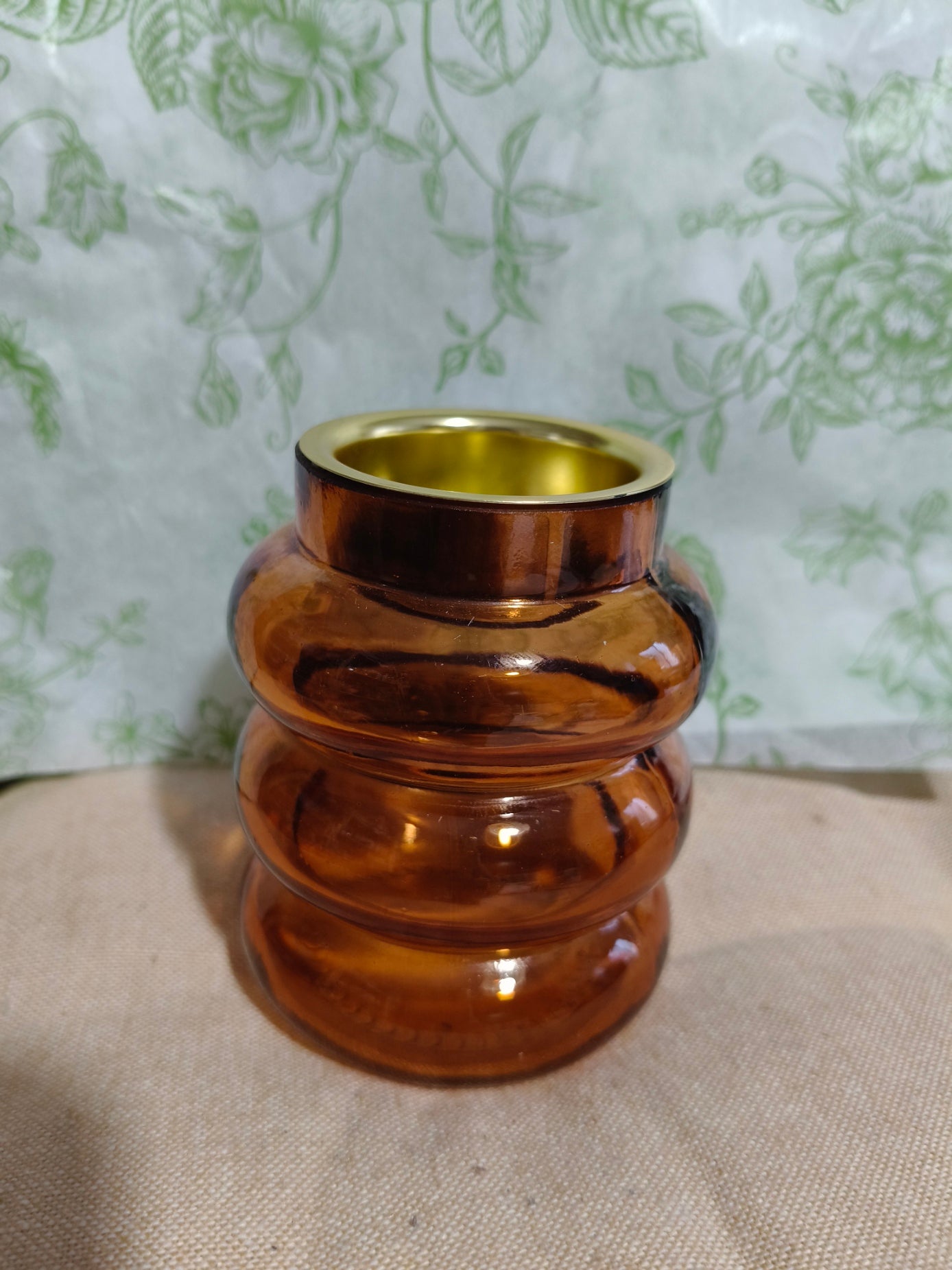 Porta velas cristal redondo 01198