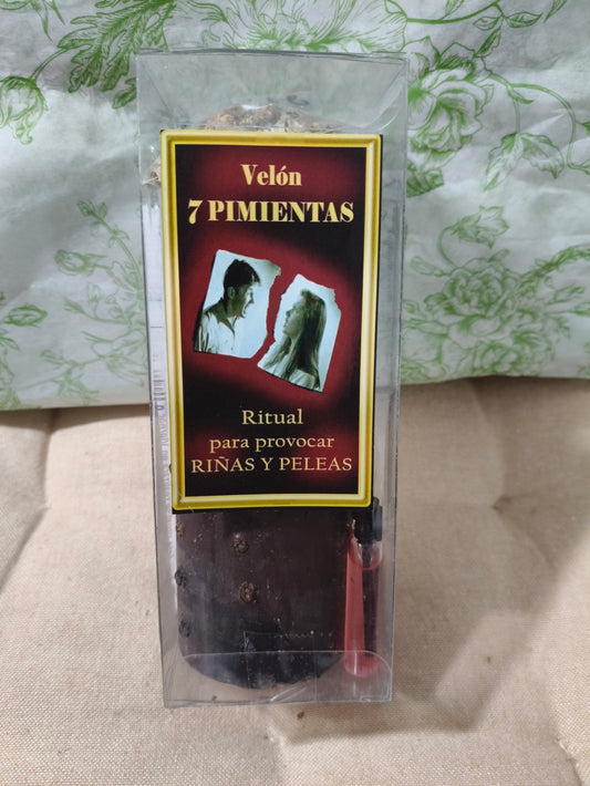 Velón 7 pimientas 01213