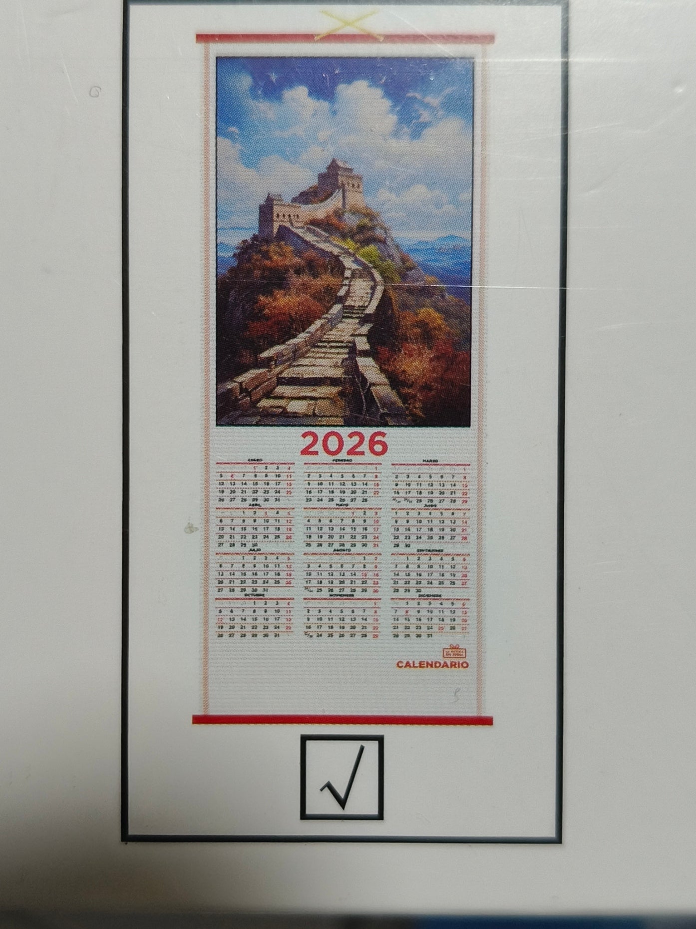 Calendario 2026 Camino Abierto 01248