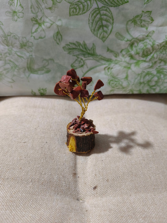 Mini árbol Jaspe rojo 01260